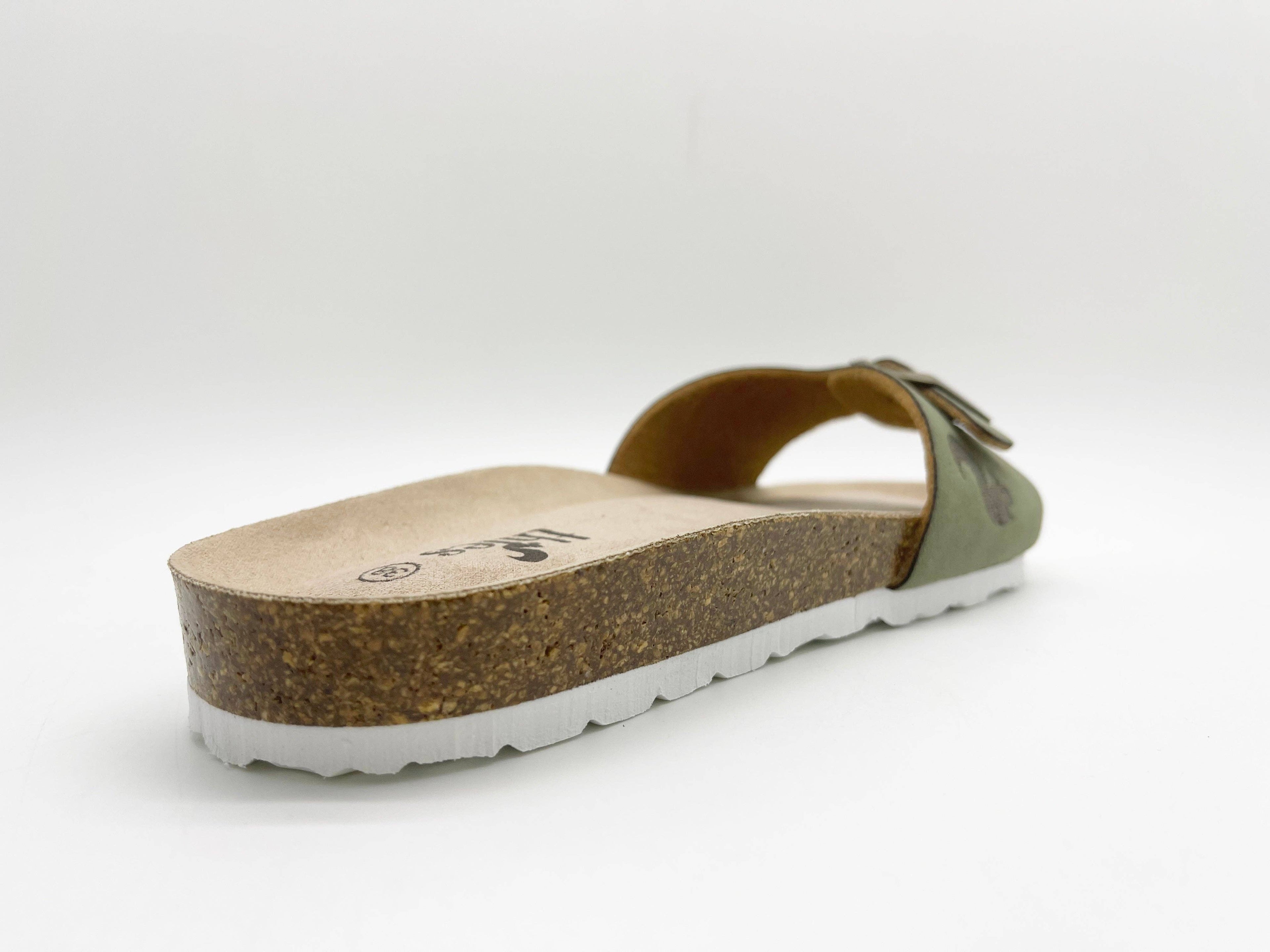 Thies 1856 ® Eco Bio Riemensandale vegan smaragdgrün