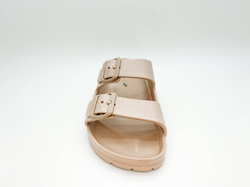 Thies 1856 ® Ecofoam vegane Sandale in Bronze