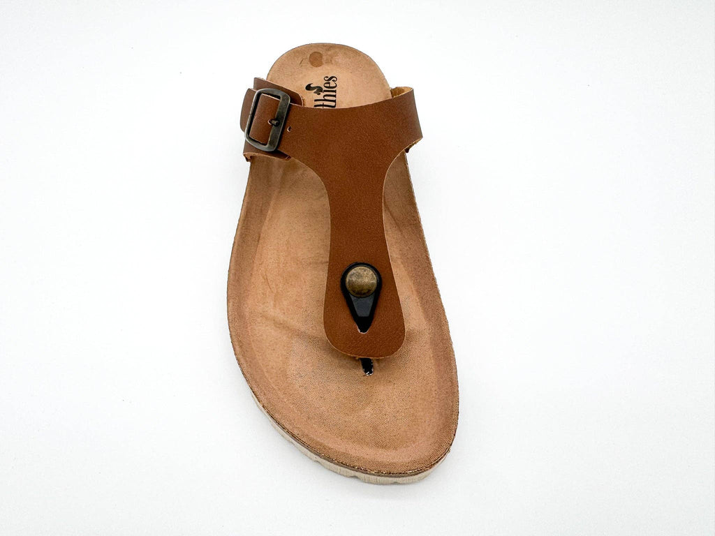Thies 1856 ® Eco Bio Zehentrenner vegan Zimt