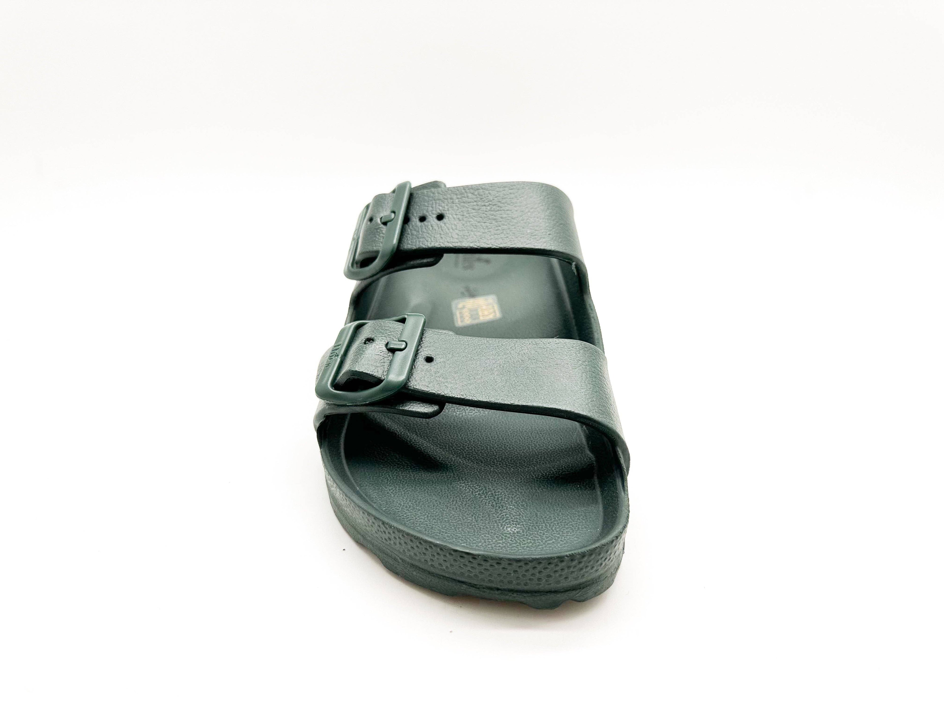 Thies 1856 ® Ecofoam Sandale vegan waldgrün