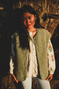 Woll-Bodywarmer – Nova Matcha