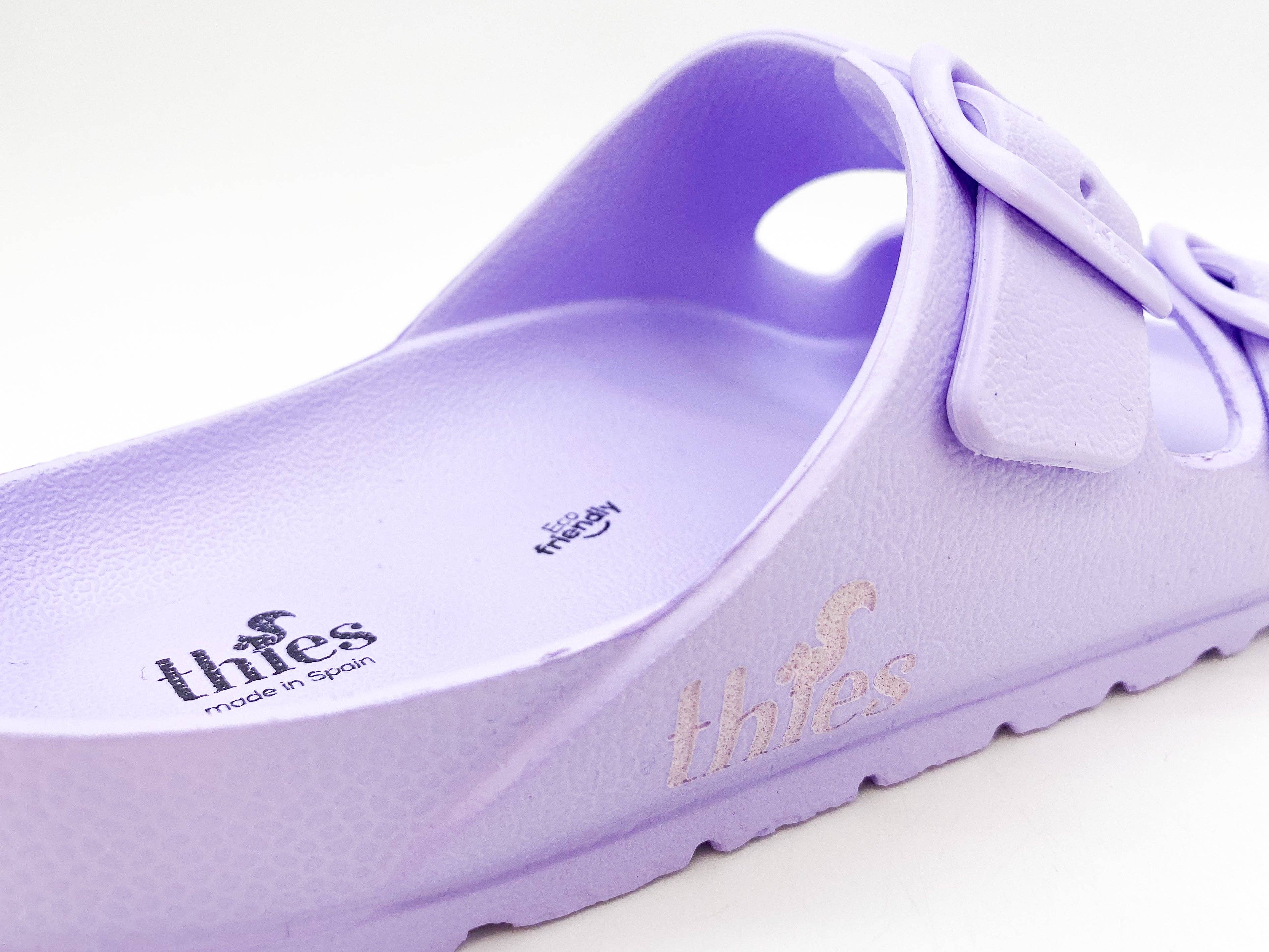 Thies 1856 ® Ecofoam Sandale vegan lavendel