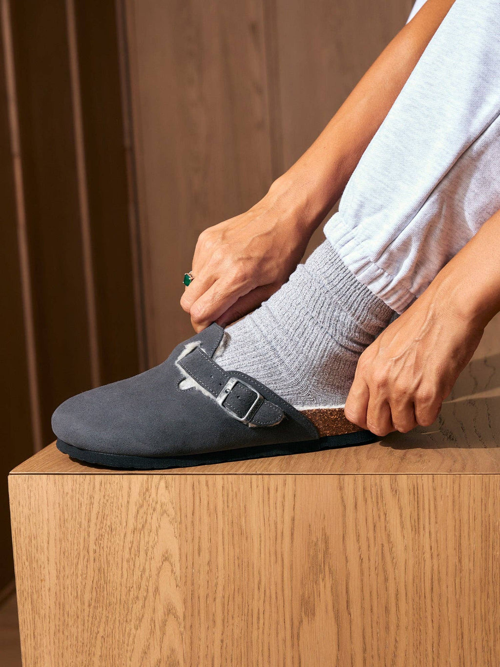 RIVA VELOUR WOLLE GRAU