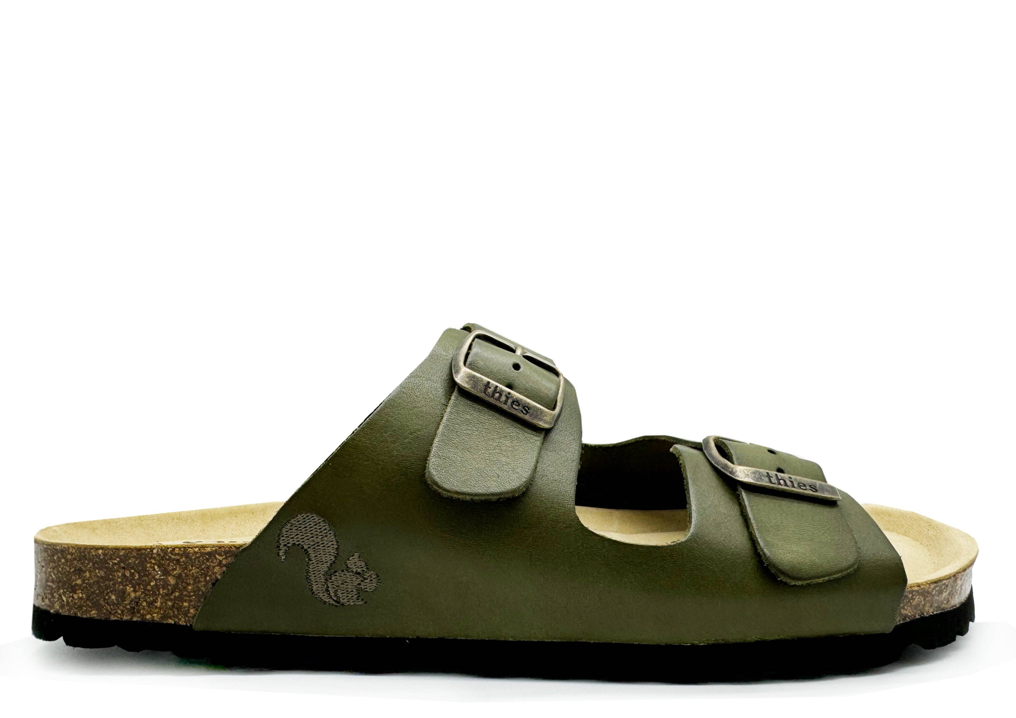 Thies 1856 ® Eco-Ledersandale Avocado