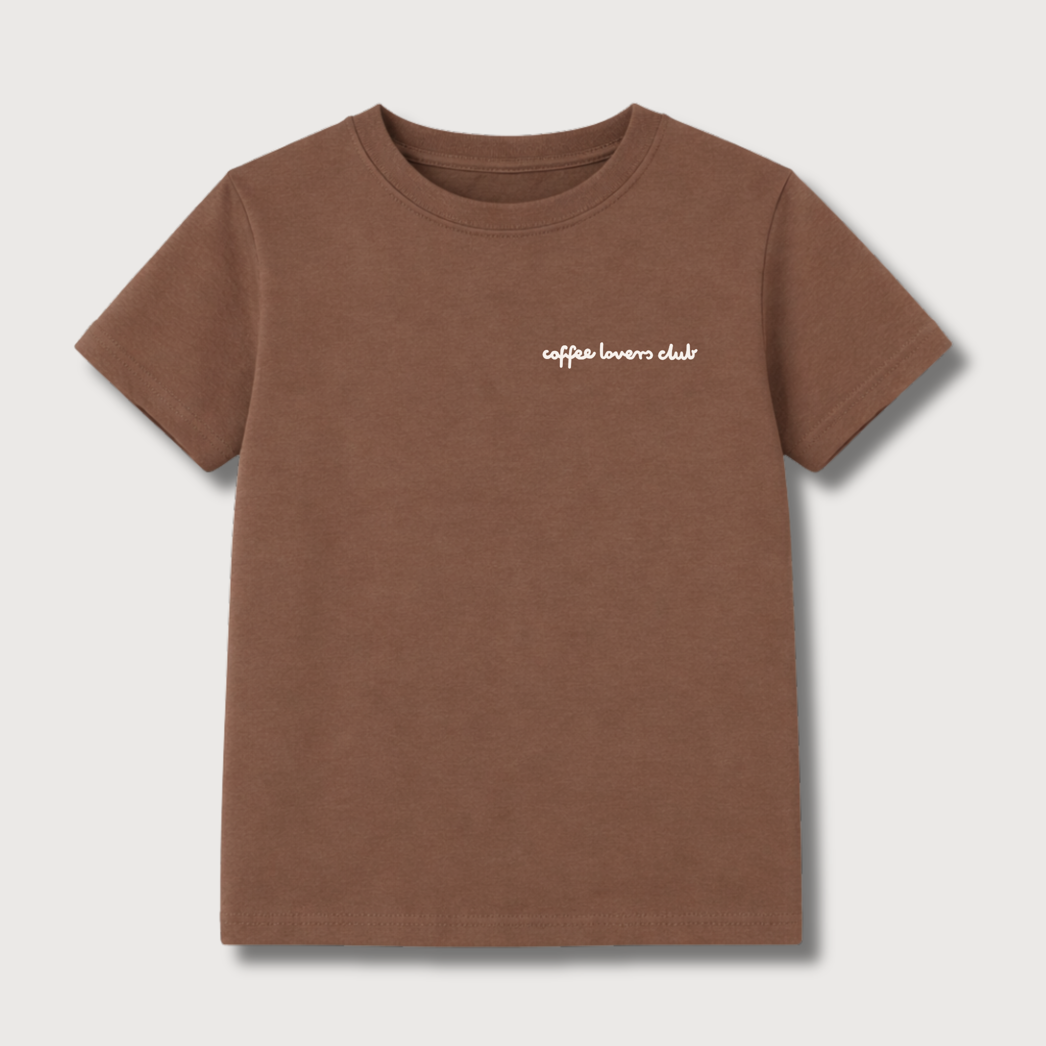 Detailansicht: Big Coffee Lover T-Shirt mit Humor-Print, fair produziert, weicher Baumwollmix