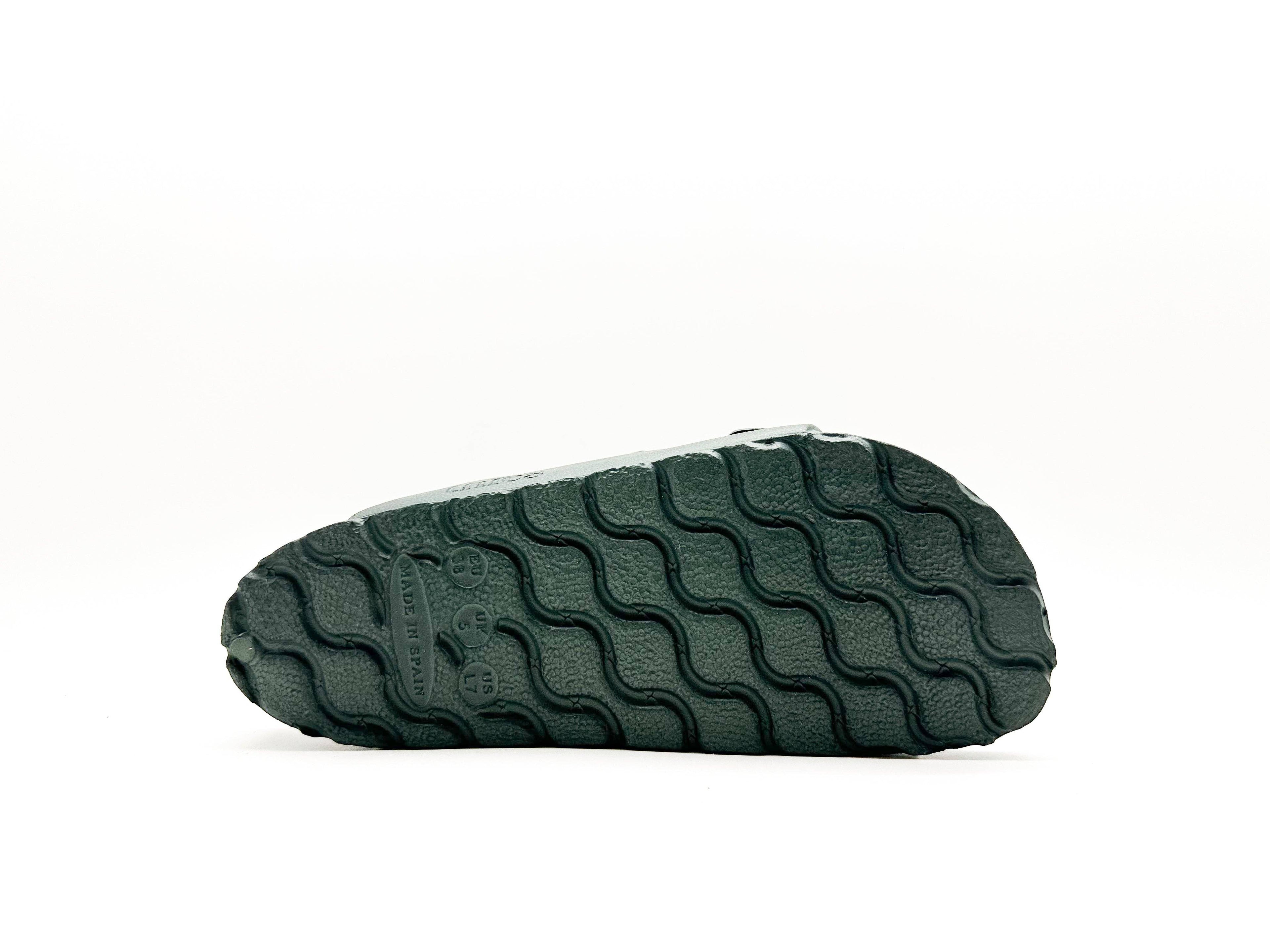 Thies 1856 ® Ecofoam Sandale vegan waldgrün