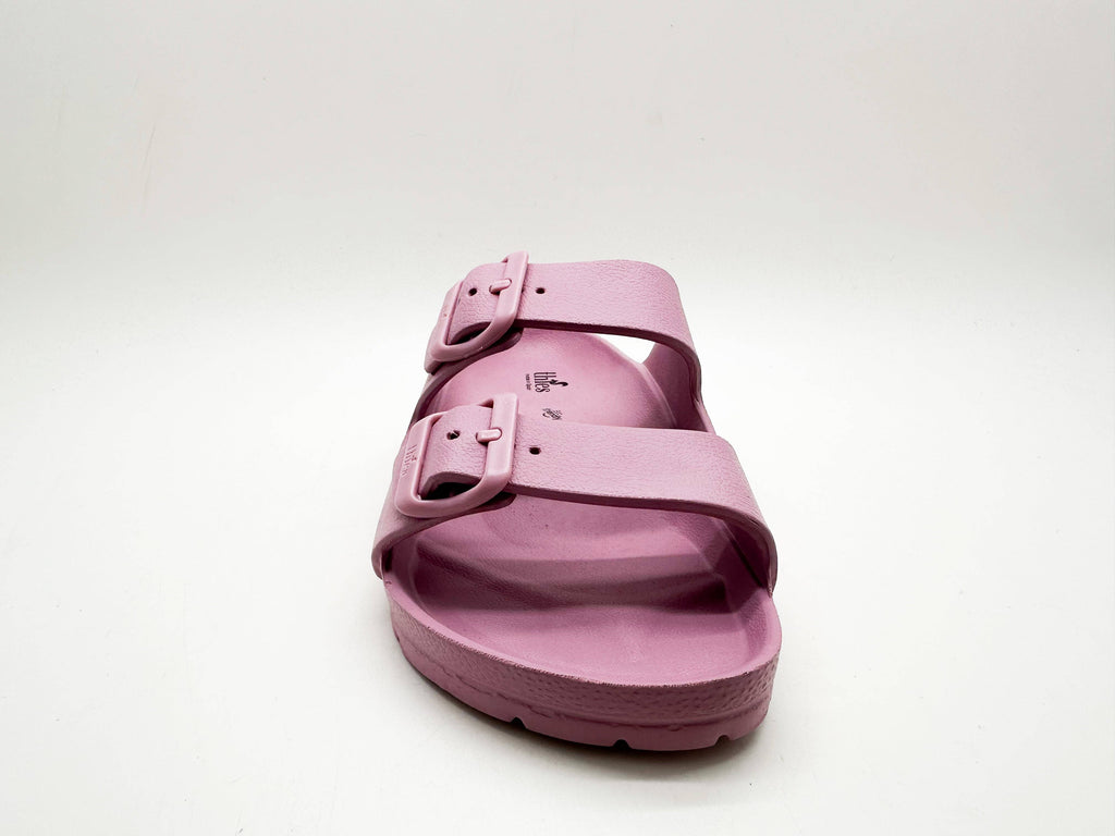 Thies 1856 ® Ecofoam vegane Sandale in Malve