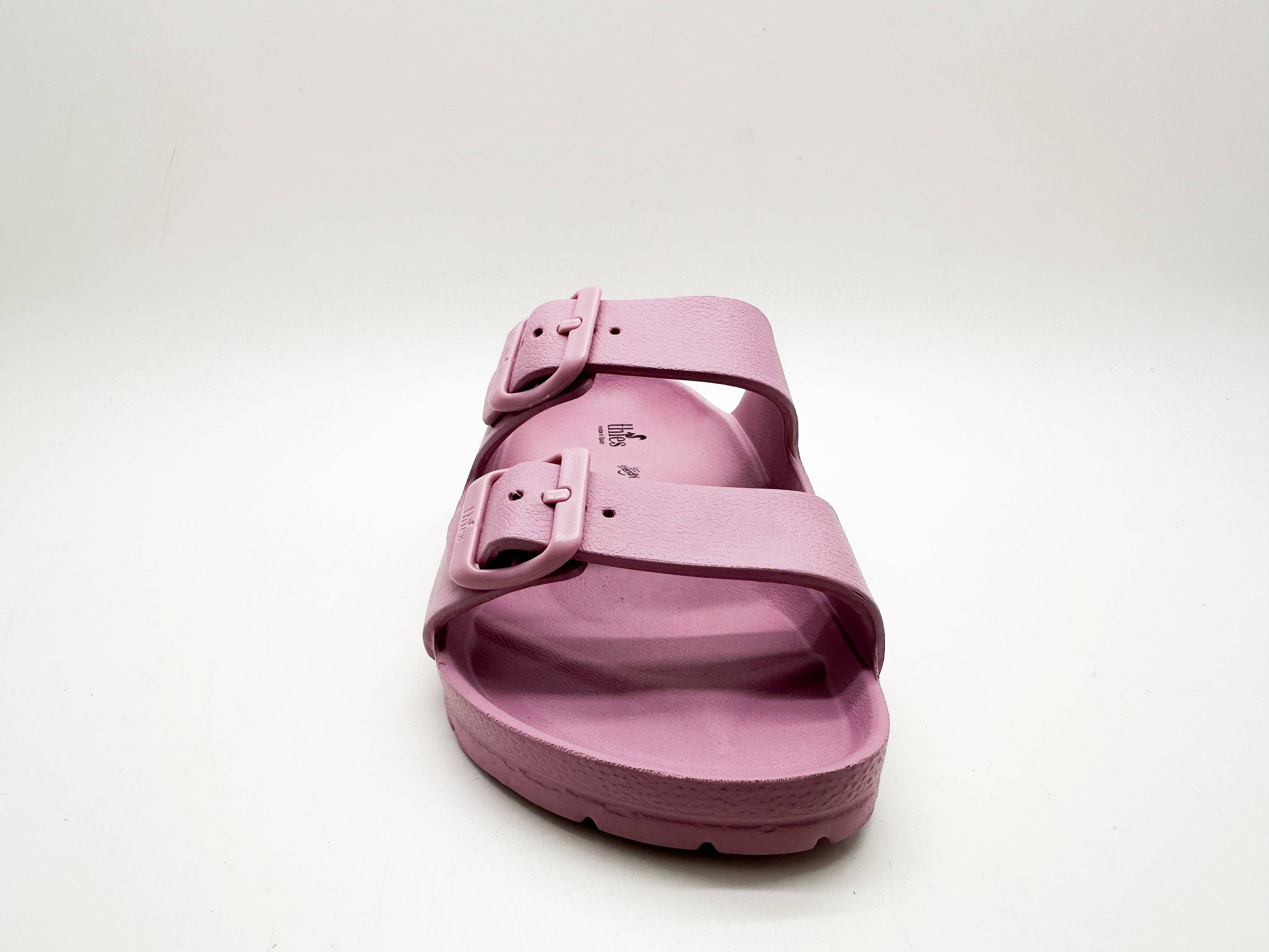 Thies 1856 ® Ecofoam vegane Sandale in Malve