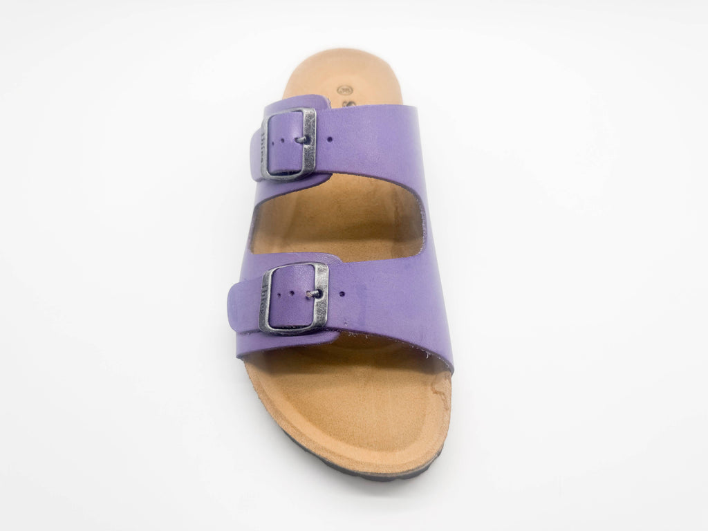 Thies 1856 ® Eco-Leder-Sandale Lavendel