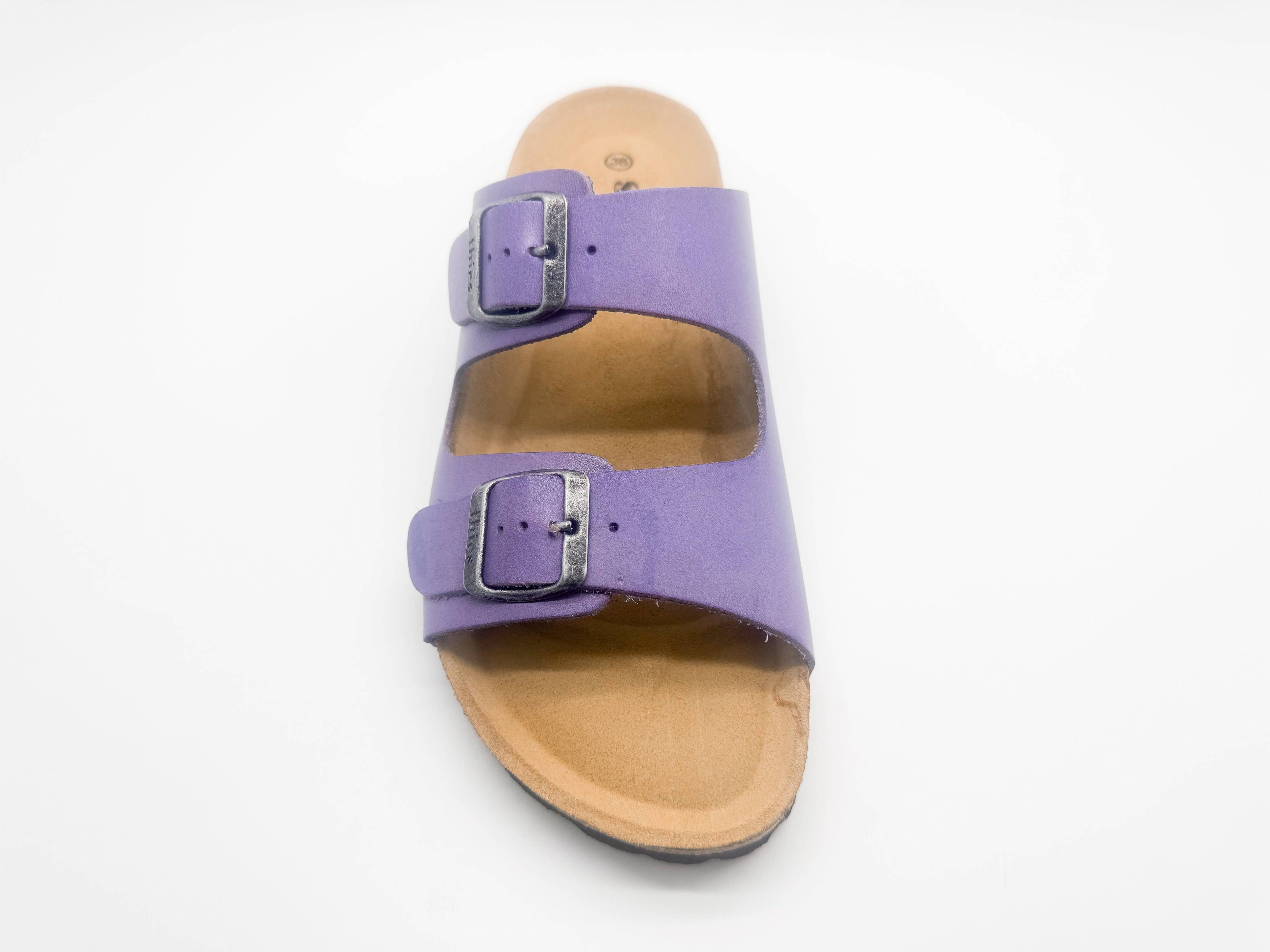 Thies 1856 ® Eco-Leder-Sandale Lavendel