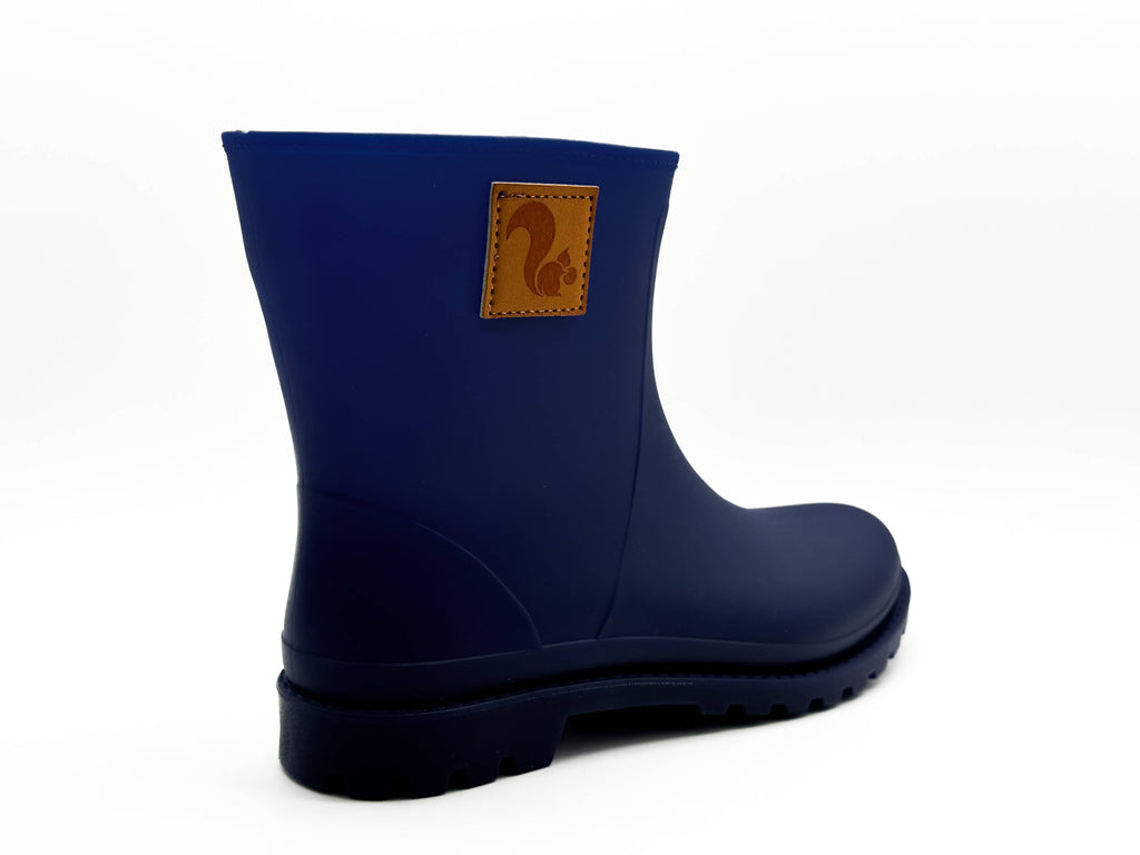 Thies ® Bio-Regenstiefel dunkelblau vegan | 100 % wasserdichter, biologisch abbaubarer Regenstiefel