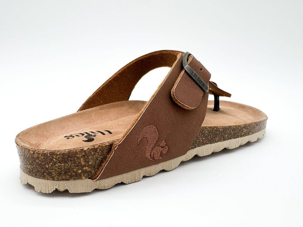 Thies 1856 ® Eco Bio Zehentrenner vegan Zimt