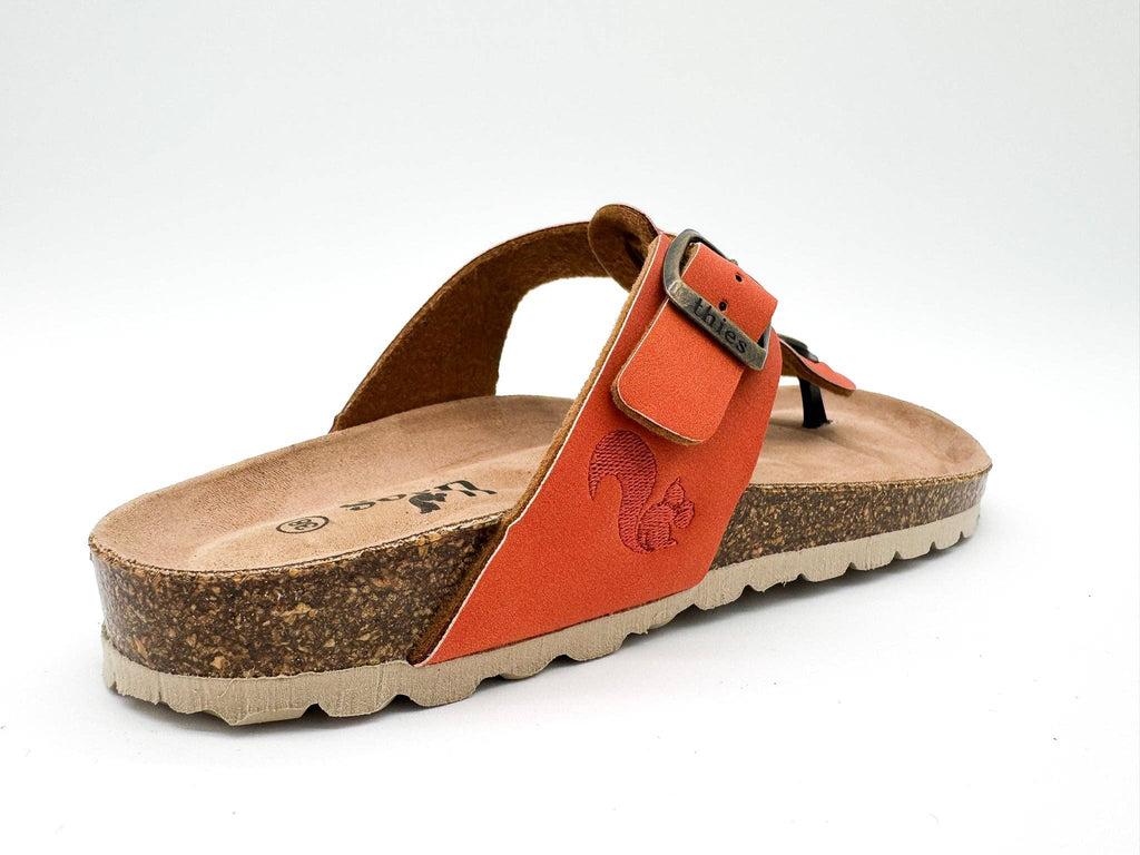 Thies 1856 ® Eco Thong Braid Sandale vegan Karotte