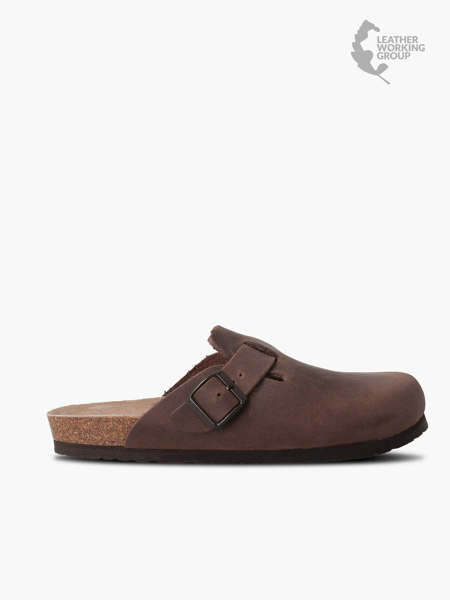 GENUINS RIVA geölte Leder-Clogs für Unisex, Größen 35 bis 46
