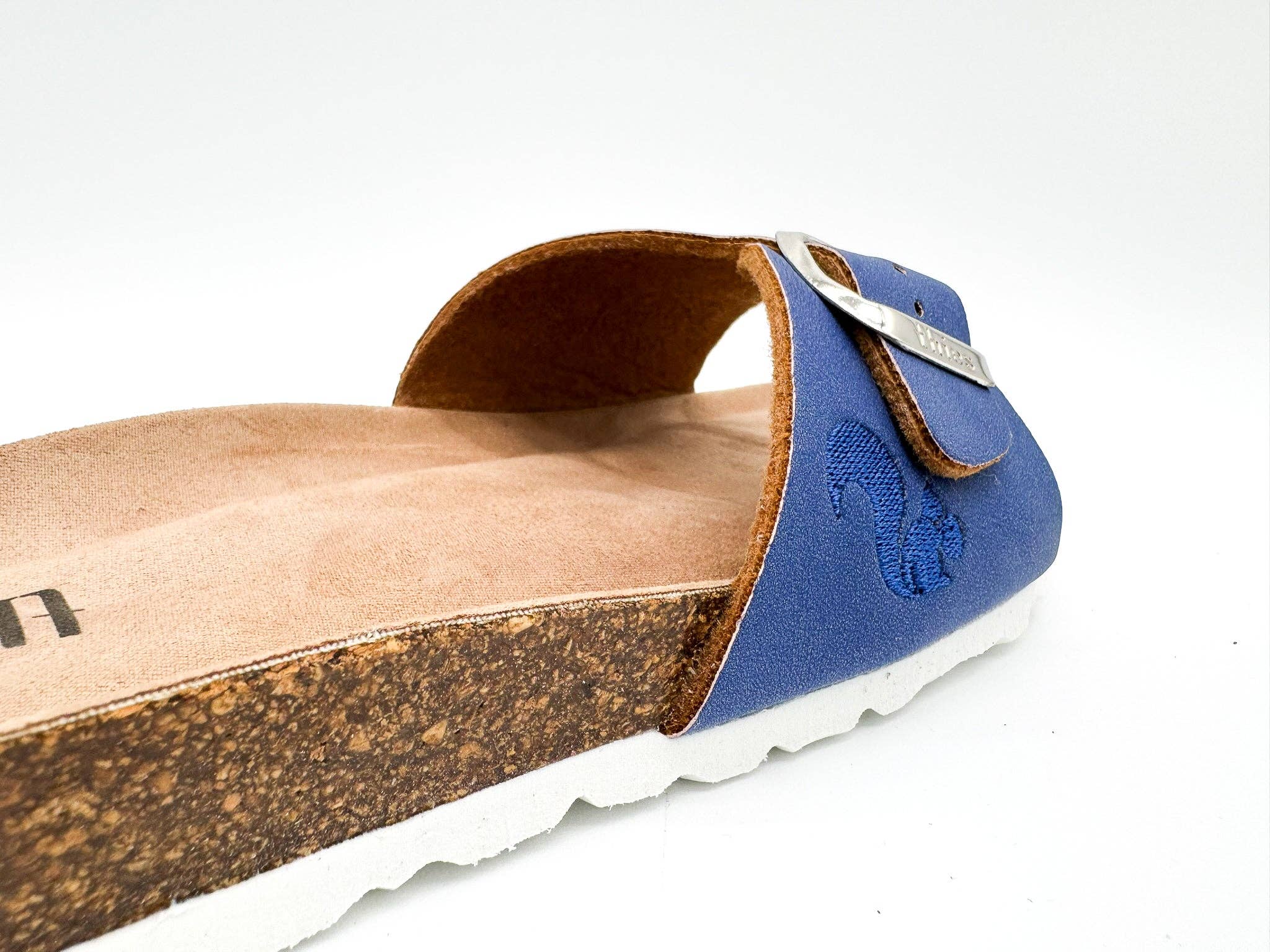 Thies 1856 ® Eco Bio Riemensandale vegan blau