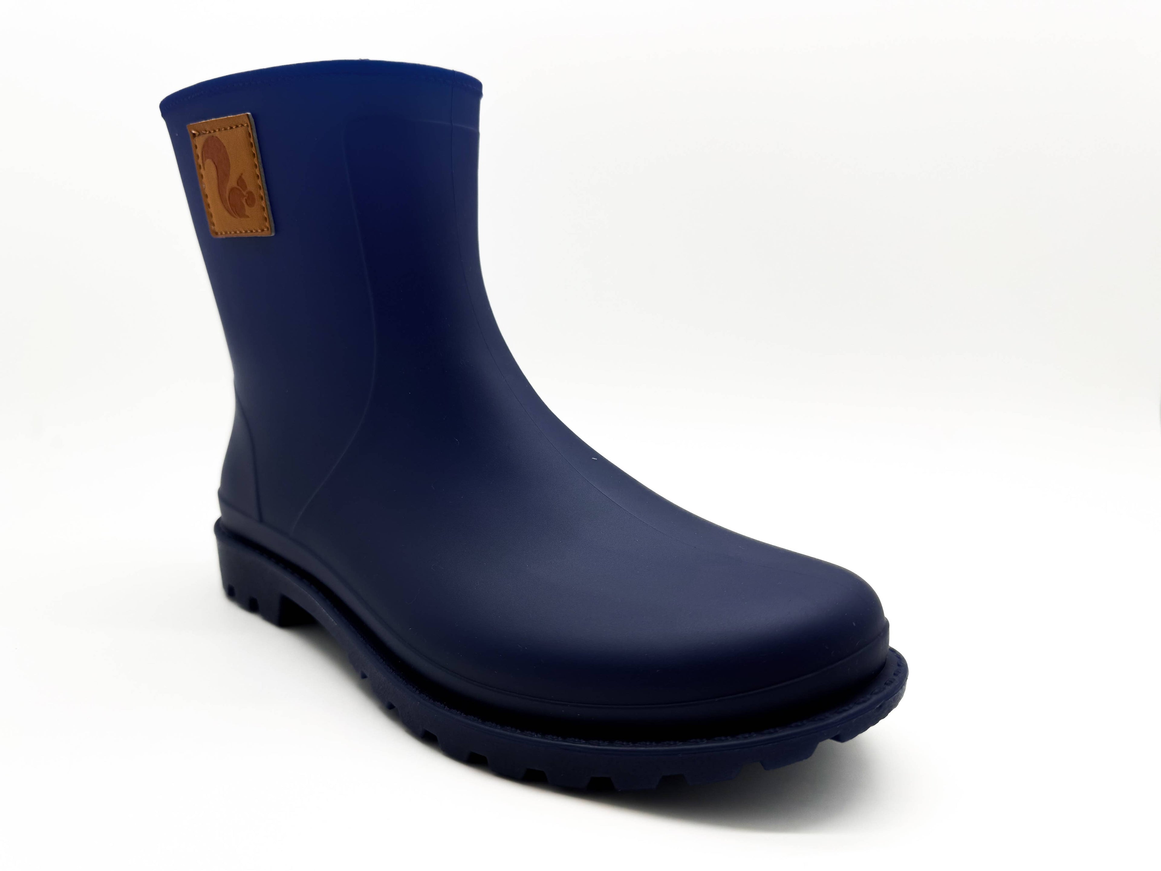 Thies ® Bio-Regenstiefel dunkelblau vegan | 100 % wasserdichter, biologisch abbaubarer Regenstiefel