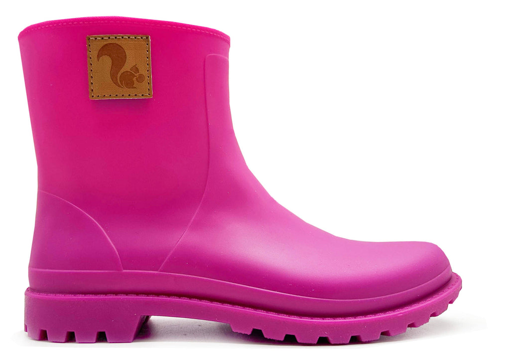 Thies ® Bio-Regenstiefel orchid pink vegan | 100 % wasserdichte, biologisch abbaubare Regenstiefel