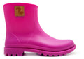 Thies ® Bio-Regenstiefel orchid pink vegan | 100 % wasserdichte, biologisch abbaubare Regenstiefel