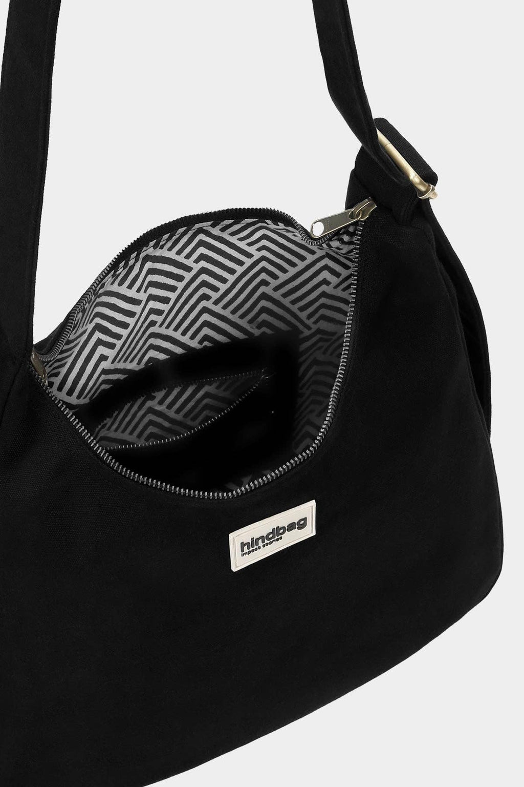 Claire Noir Hobo-Tasche – Innenansicht, geräumiges Hauptfach