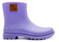 Thies ® Bio-Regenstiefel Lavendel vegan | 100 % wasserdichte, biologisch abbaubare Regenstiefel