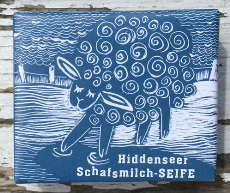 Handgemachte Schafmilch-Seife Wildrose Hiddensee Ostsee Rose