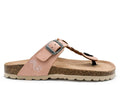 Thies 1856 ® Eco Thong Braid Sandale vegan blassrosa