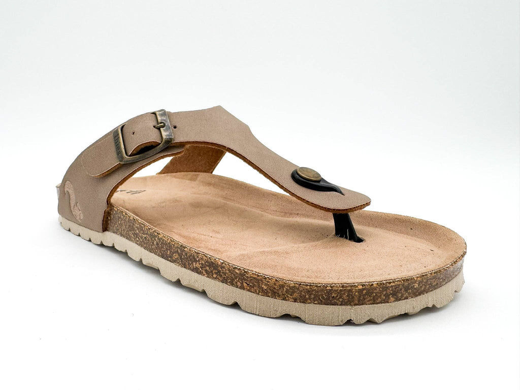 Thies 1856 ® Eco Bio Zehentrenner vegan elephant grey