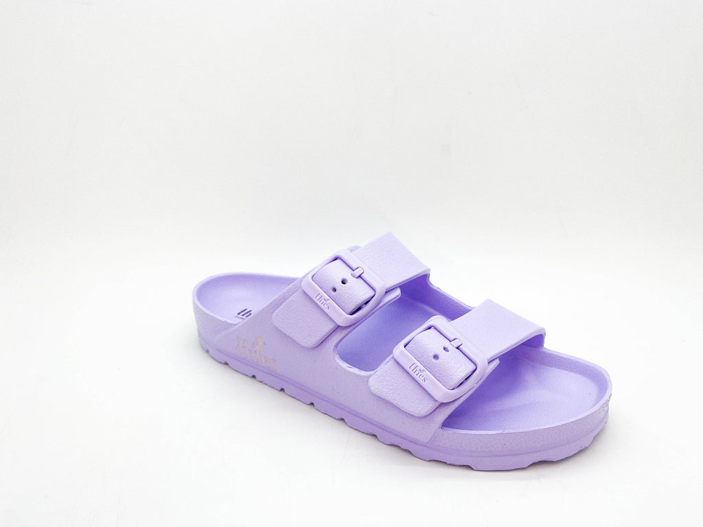 Thies 1856 ® Ecofoam Sandale vegan lavendel