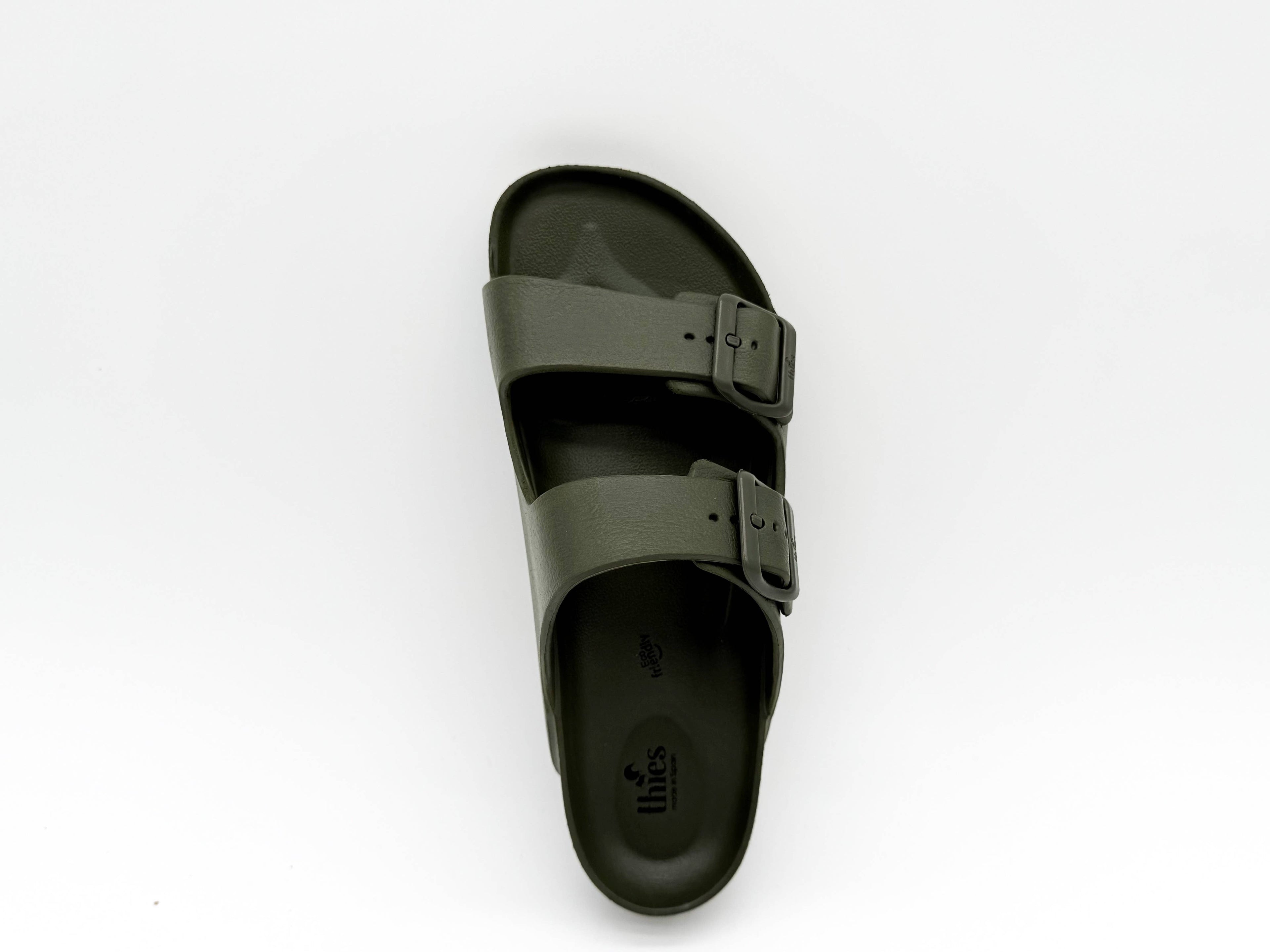 Thies 1856 ® Ecofoam Sandale vegan oliv