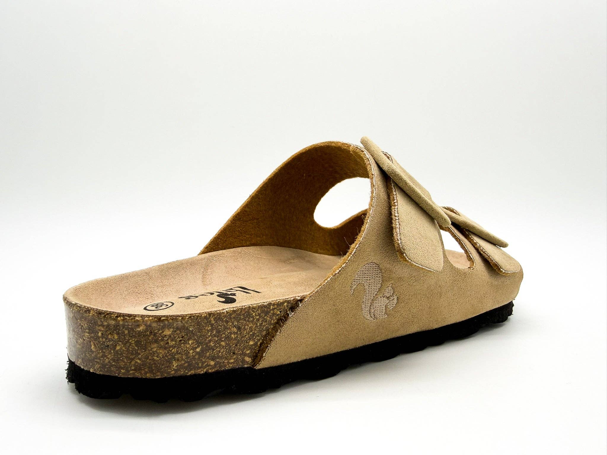 Thies 1856 ® Eco Bio bezogene Sandale vegan Haselnuss