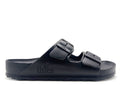 Thies 1856 ® Ecofoam vegane Sandale in Schwarz