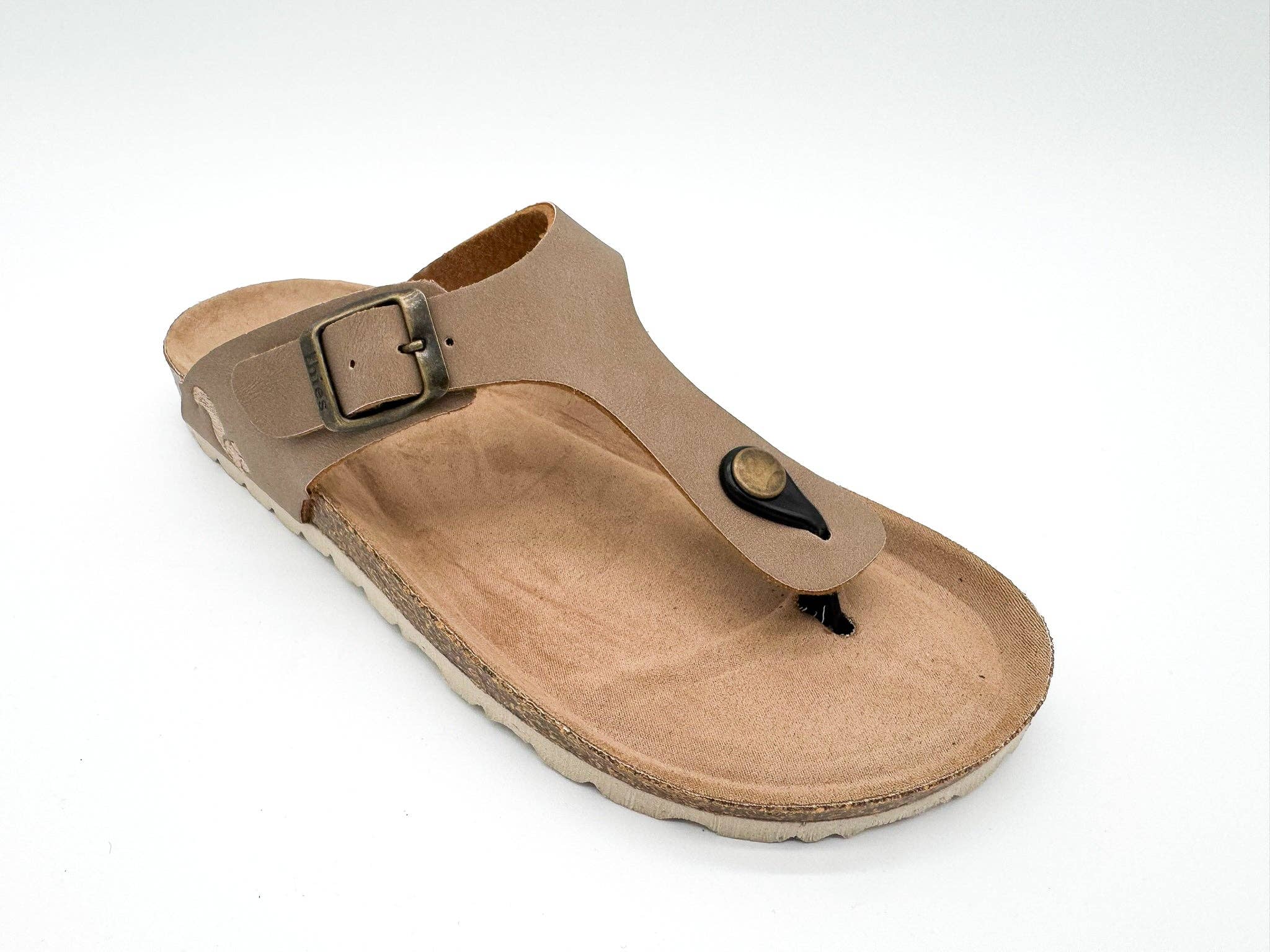 Thies 1856 ® Eco Bio Zehentrenner vegan elephant grey