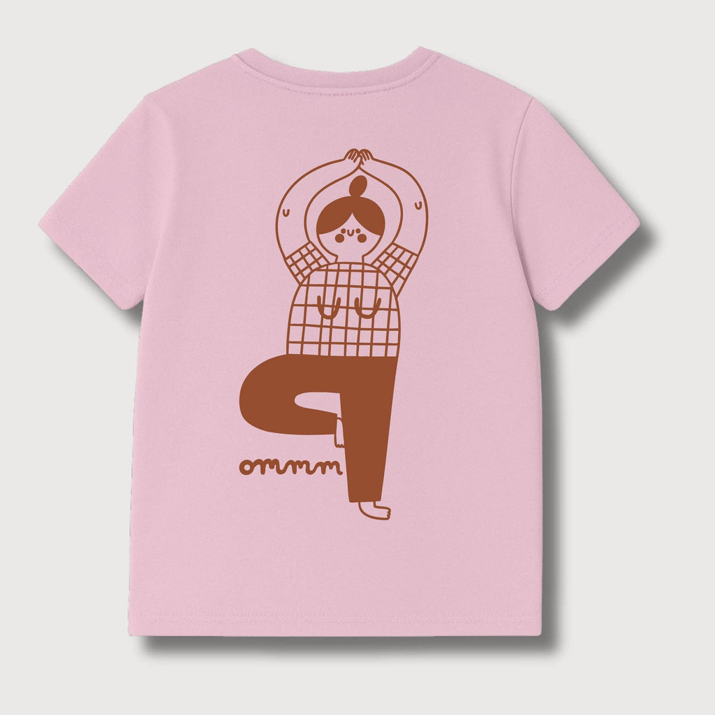 PRE ORDER - BIG YOGA AUF ROSA - BOXY T-SHIRT