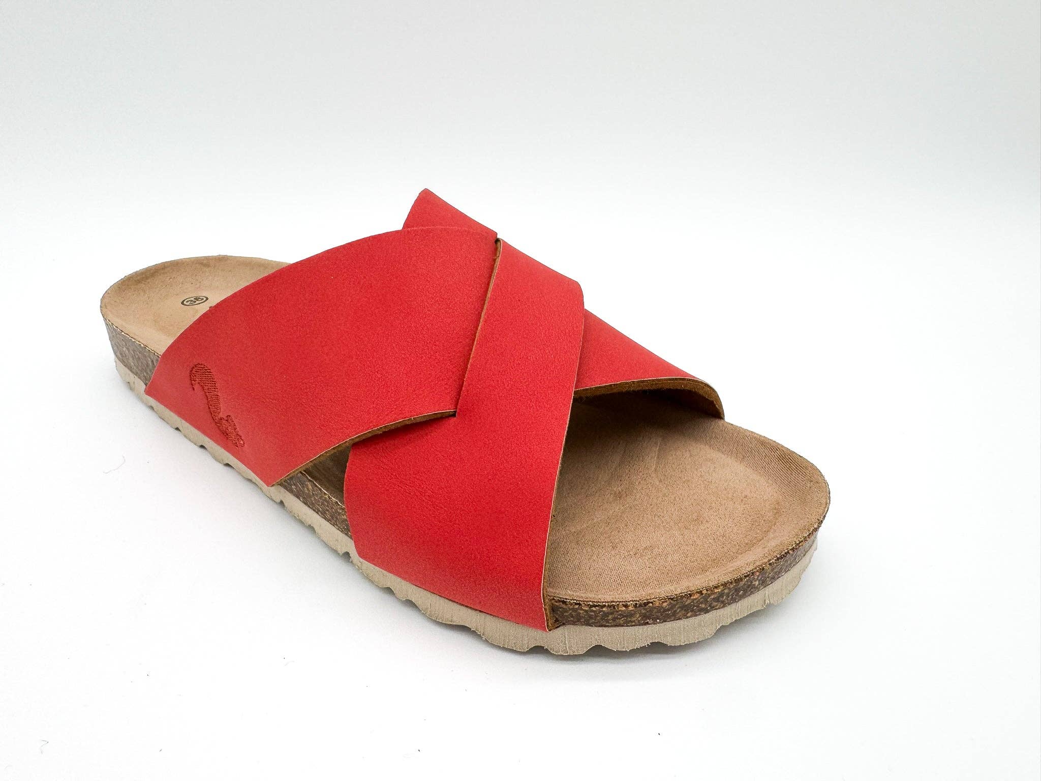 Thies 1856 ® Eco Bio Cross Sandale vegan koralle