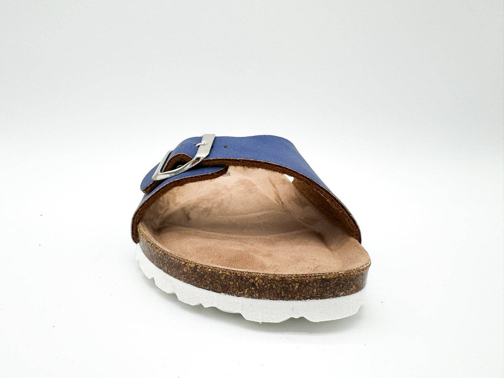 Thies 1856 ® Eco Bio Riemensandale vegan blau