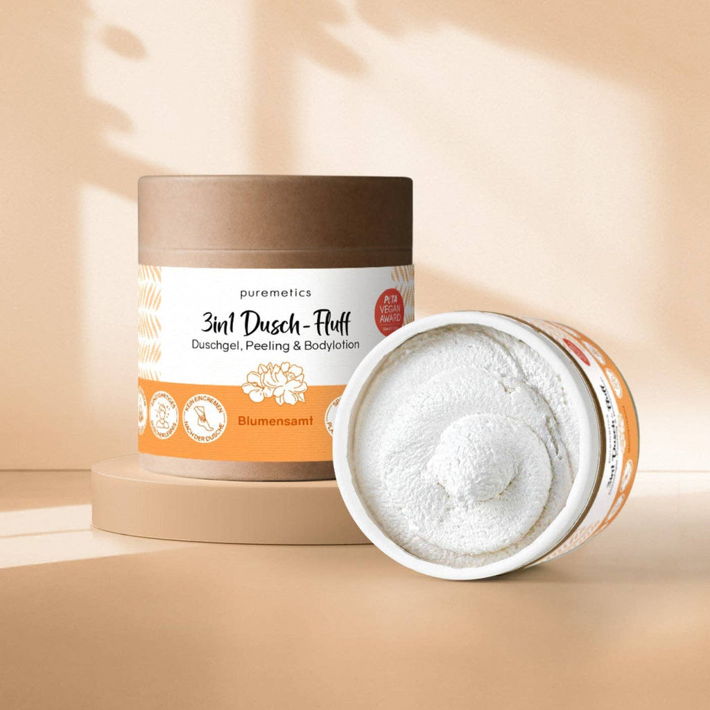 3in1 Dusch-Fluff 'Blumensamt'