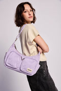 Emile Lilas Mehrfachtasche – Frontansicht, zartes Liladesign