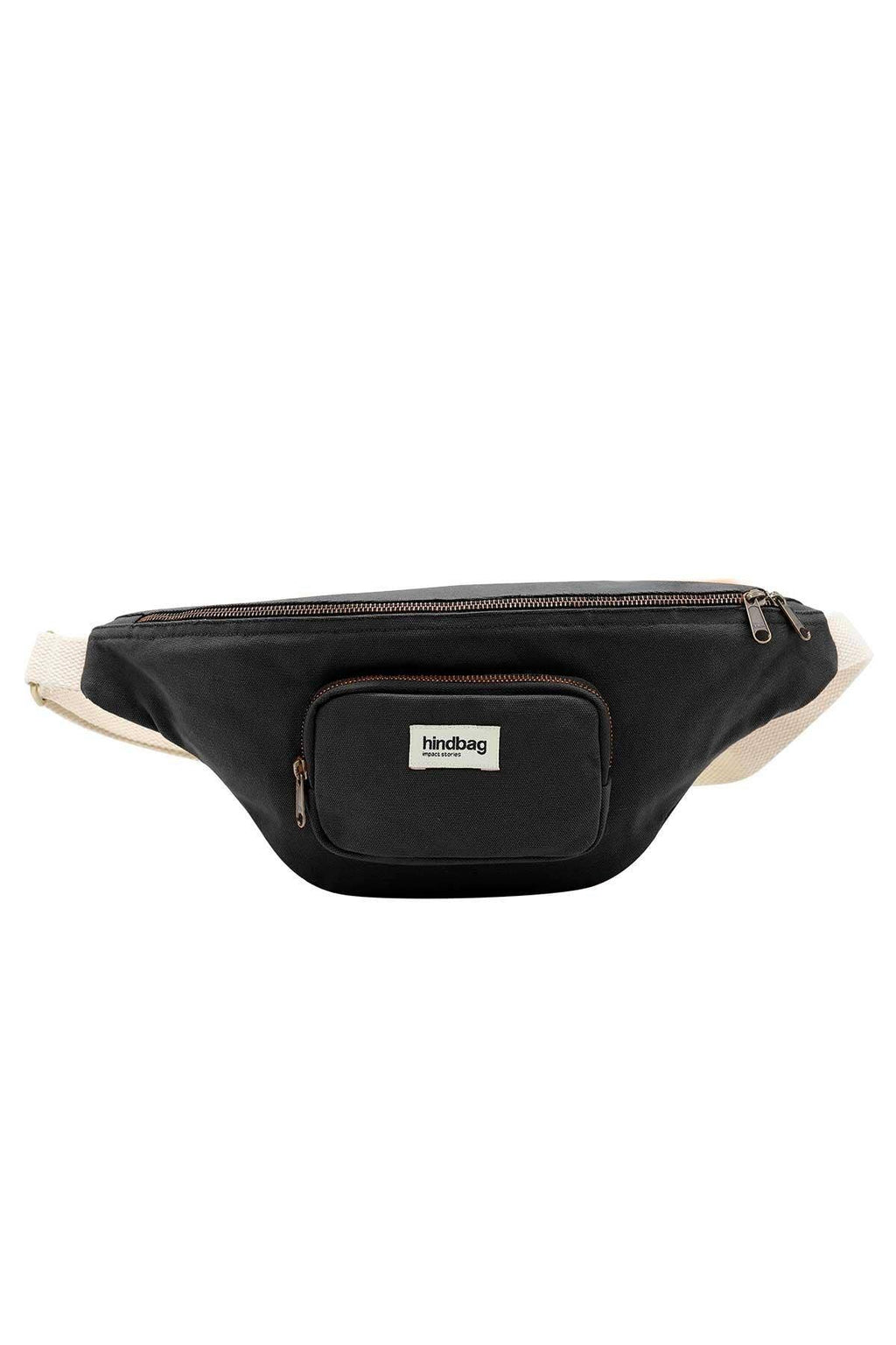 Sofia Gürteltasche Schwarz – Lifestyle-Ansicht, VomKaff