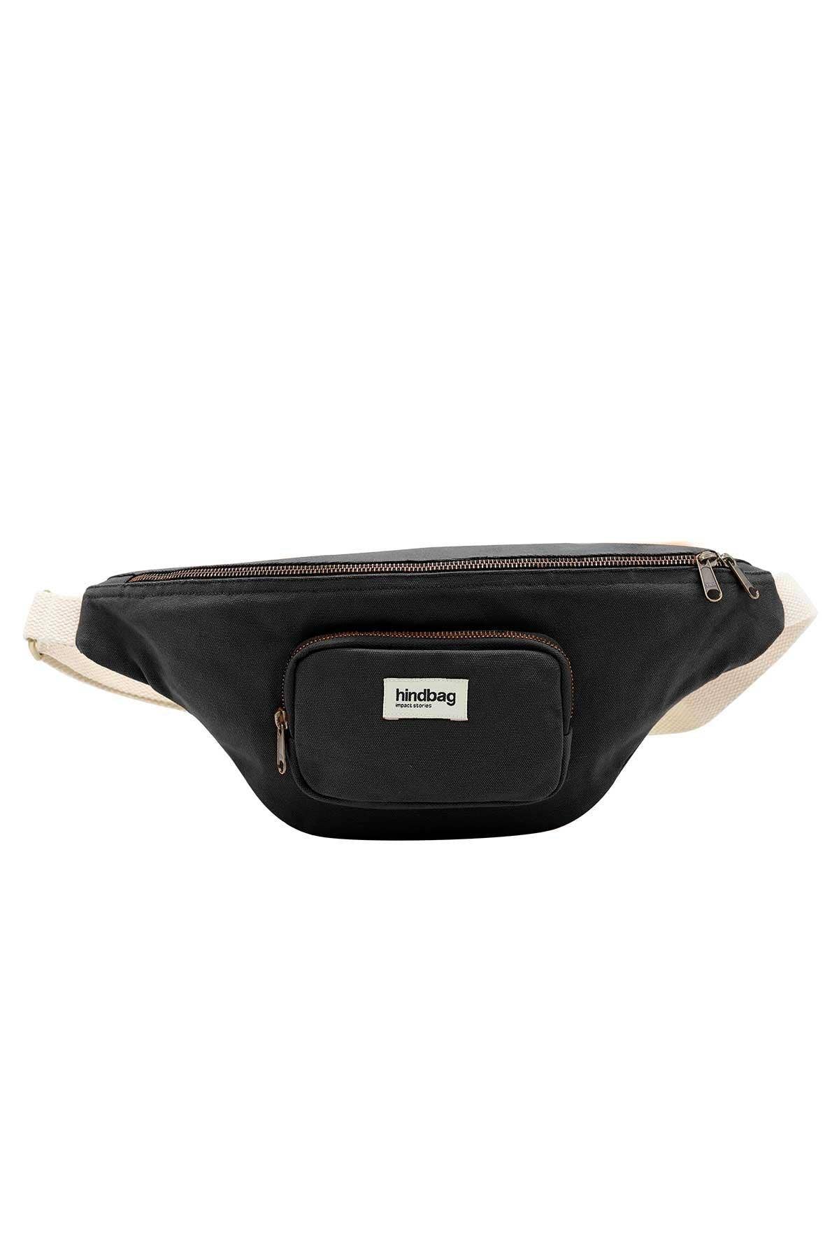 Sofia Gürteltasche Schwarz – Lifestyle-Ansicht, VomKaff