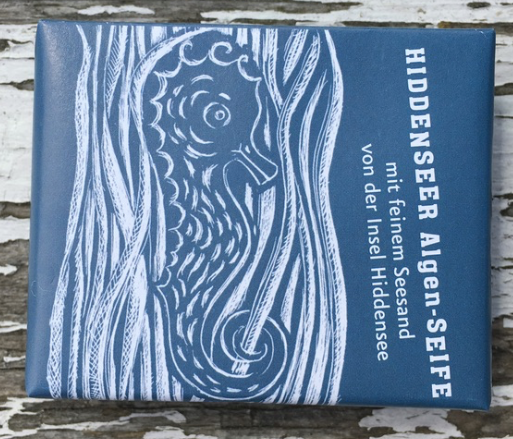Handgemachte Algen-Seife Seesand Peeling Hiddensee Ostsee