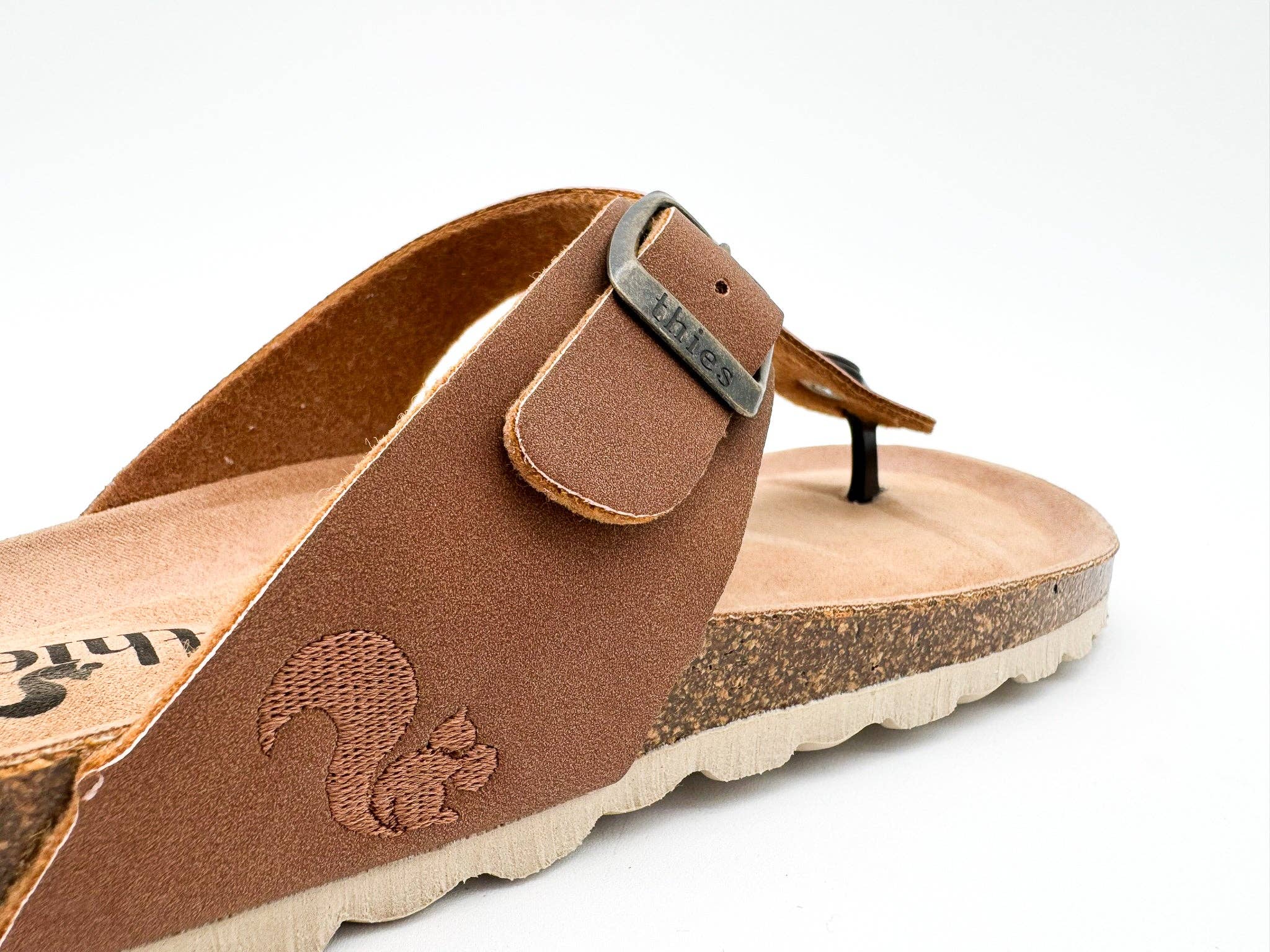 Thies 1856 ® Eco Bio Zehentrenner vegan Zimt