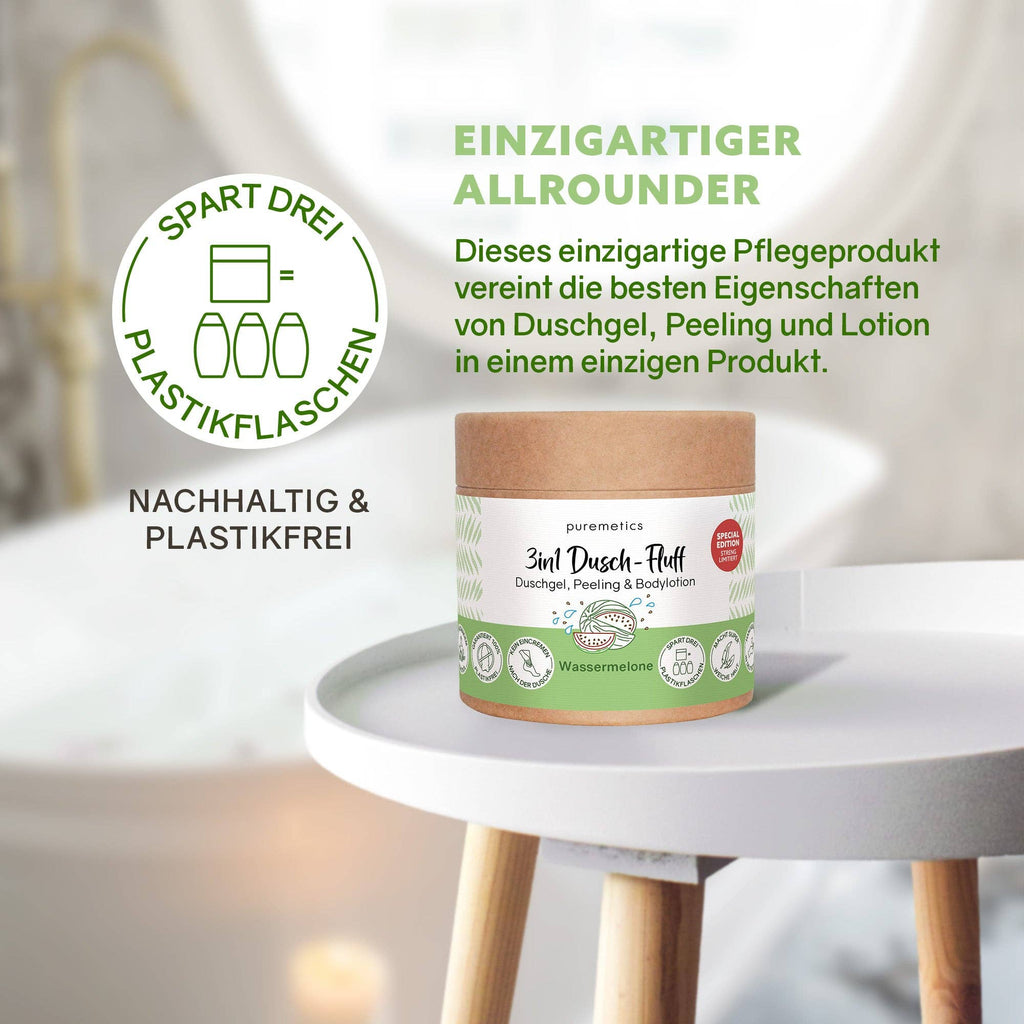 3in1 Dusch-Fluff 'Wassermelone'