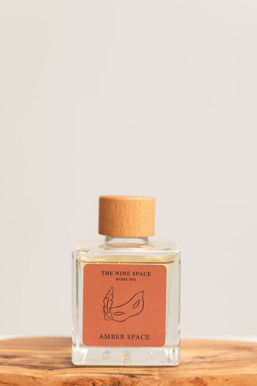 Amber Space Raumduft – Seitenansicht, warme Ambernoten