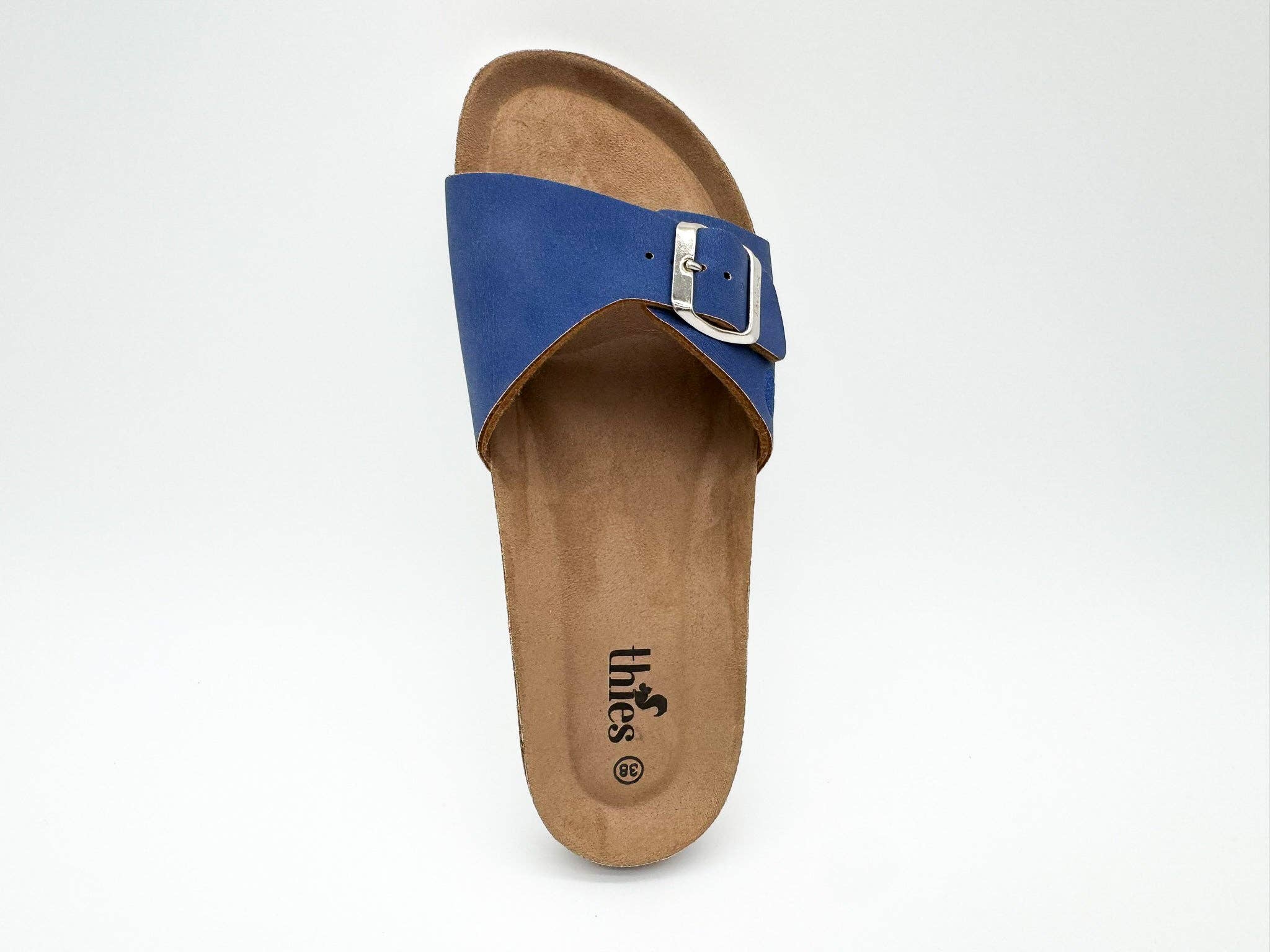 Thies 1856 ® Eco Bio Riemensandale vegan blau