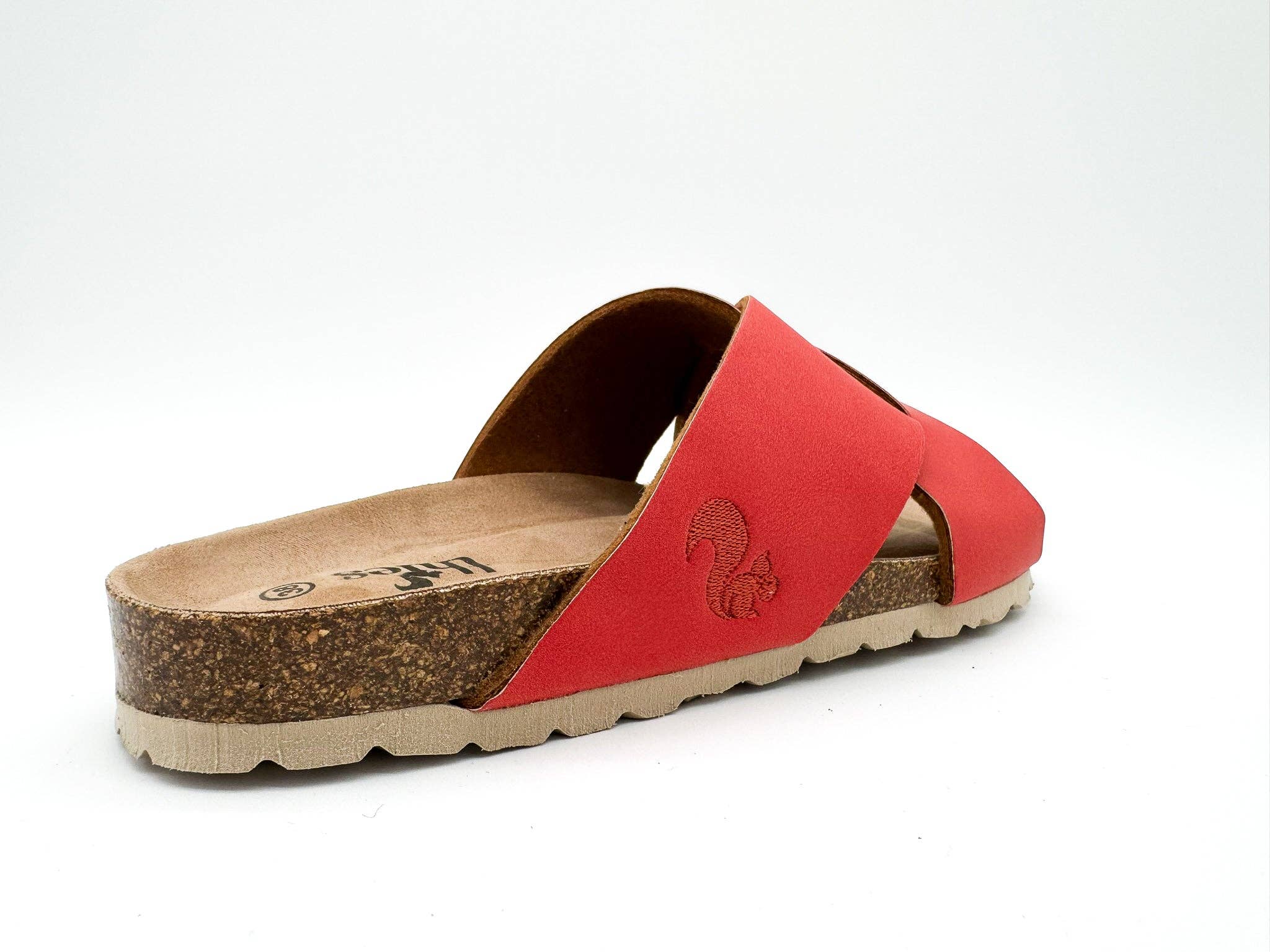 Thies 1856 ® Eco Bio Cross Sandale vegan koralle