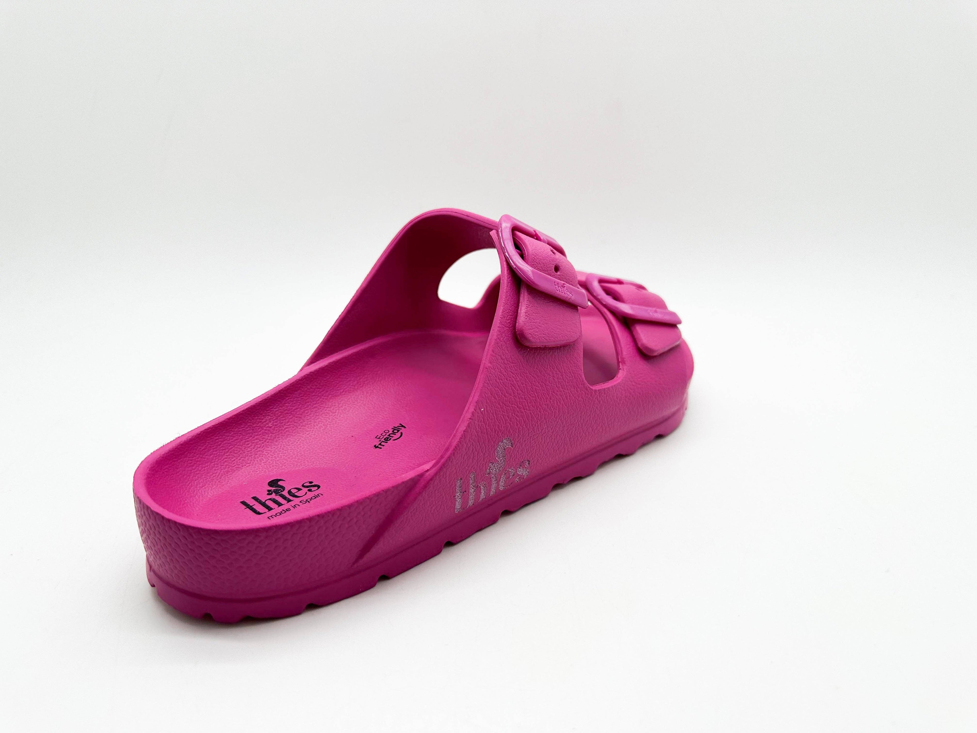 Thies 1856 ® Ecofoam vegane Sandale in orchidee-pink