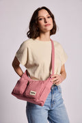 Mehrfachtasche Emile Rose Blush – Frontansicht, zartes Rosé-Design