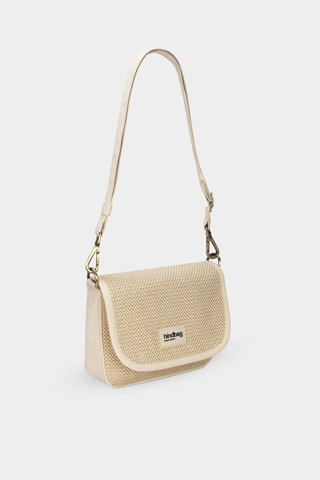 Margault geflochtene Tasche Nude