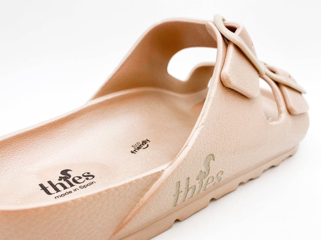Thies 1856 ® Ecofoam vegane Sandale in Bronze