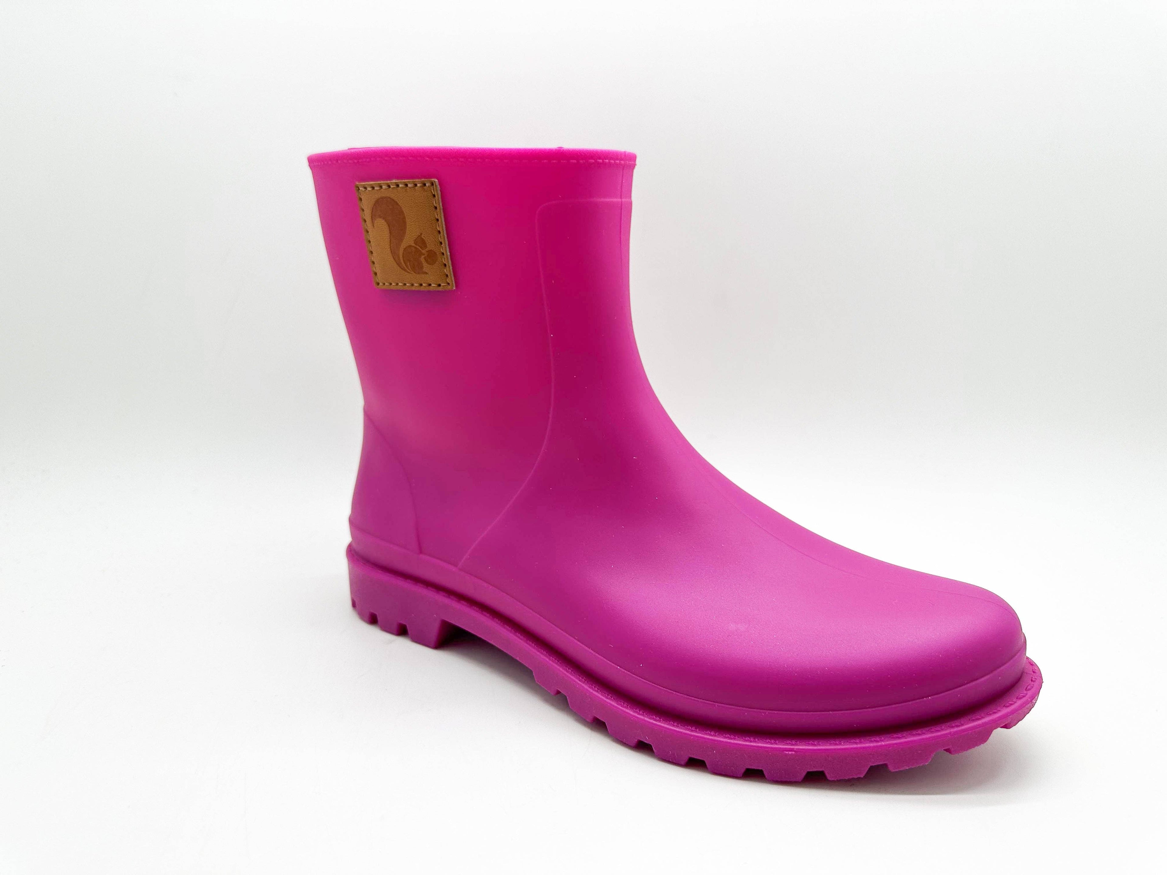 Thies ® Bio-Regenstiefel orchid pink vegan | 100 % wasserdichte, biologisch abbaubare Regenstiefel